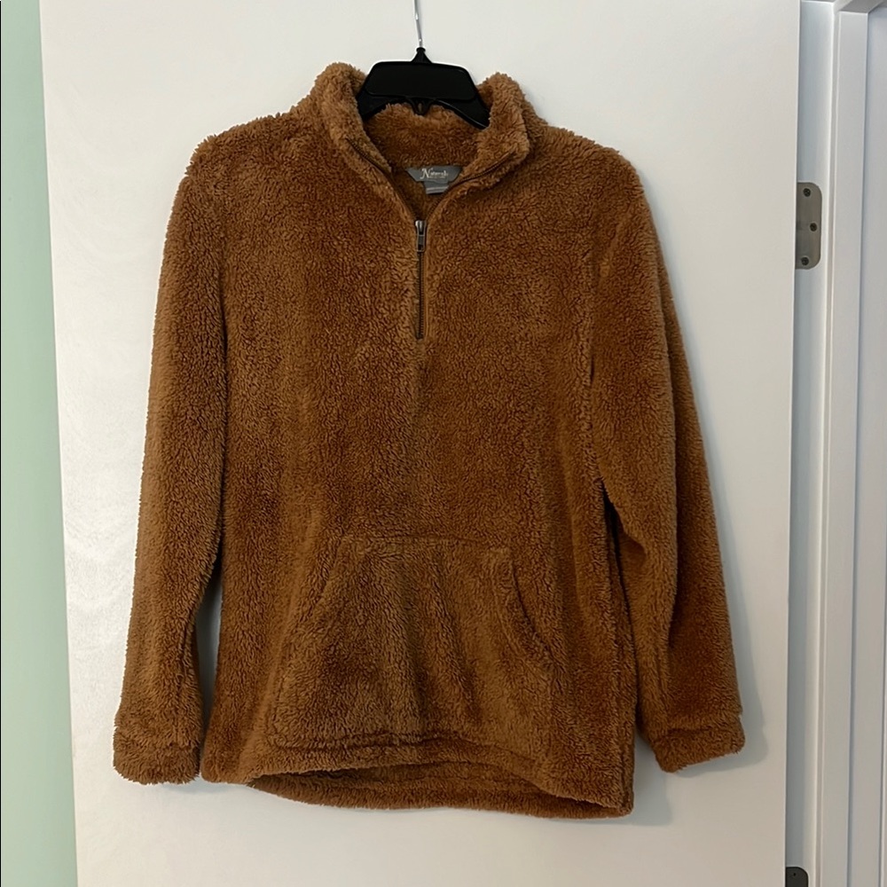 Brown Fleece Pullover